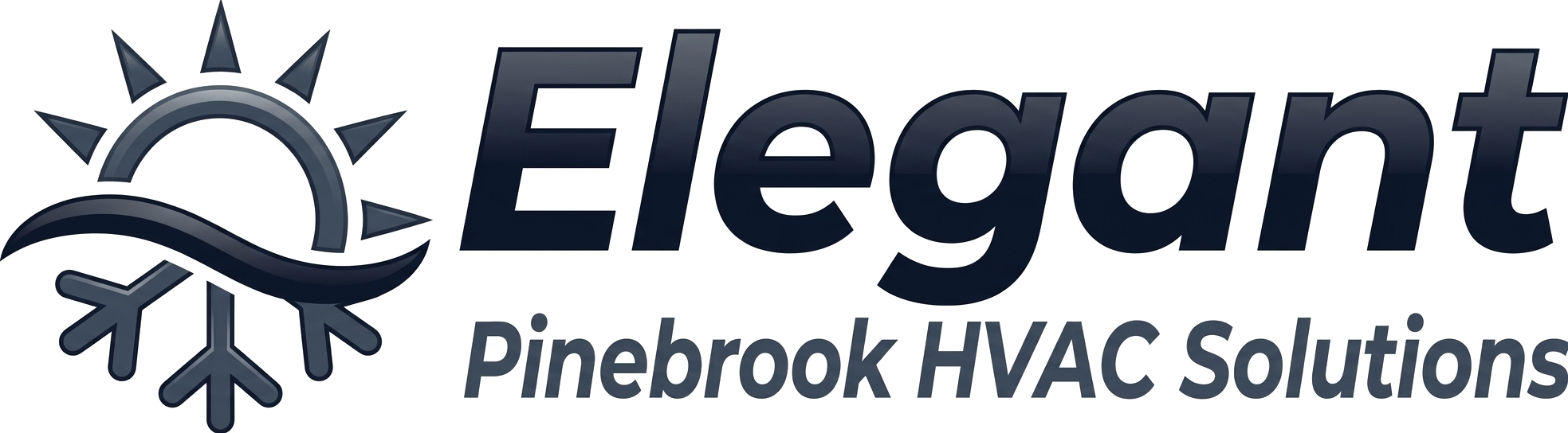 Elegant Pinebrook HVAC Solutions logo